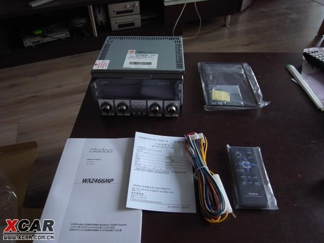 GH7换装WXZ466MP歌乐前置6碟CD作业