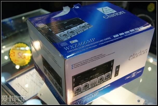 蓝色速腾音响升级CD主机:歌乐WXZ466MP