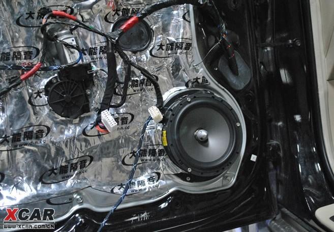 clarion前置六碟CD机WXZ466MP改装现代胜达音响