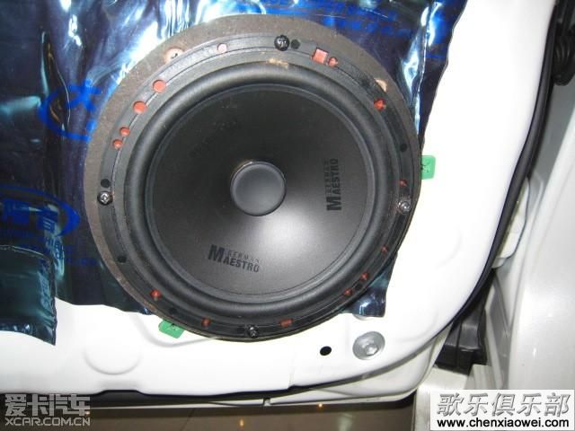 丰田锐志音响简单升级歌乐主机DXZ786USB主动三分频延时主机