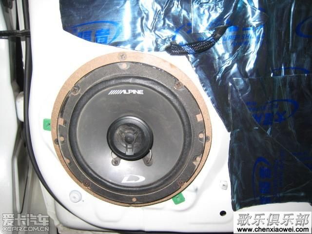 丰田锐志音响简单升级歌乐主机DXZ786USB主动三分频延时主机