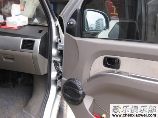 歌乐主机DXZ786USB改装五菱之光音响系统汽车音响改装