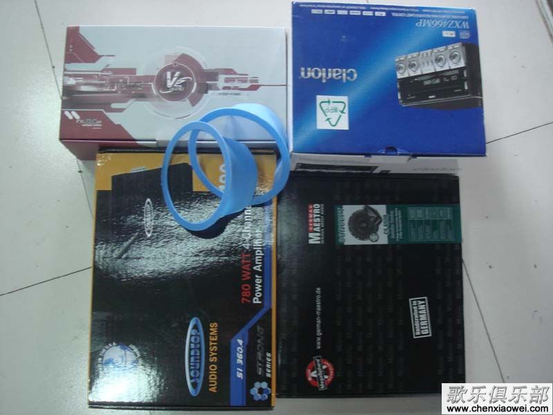 歌乐前置六碟CD主机WXZ466MP改装天语汽车音响
