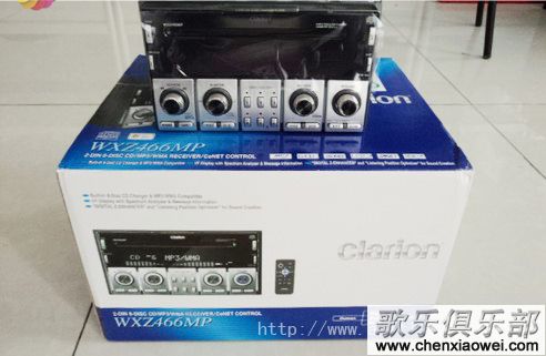 福特福克斯汽车CD机换装歌乐6碟主机WXZ466MP