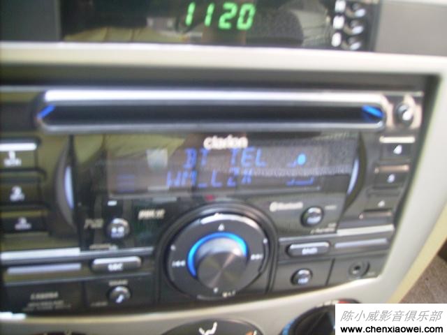歌乐蓝牙主机CX609A换装别克凯越音响不会错过任何电话