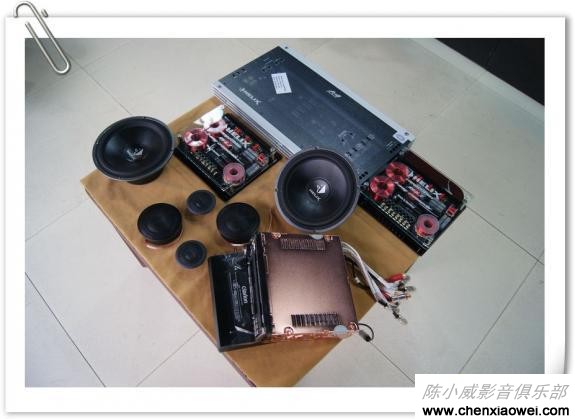 全新大众途锐V6精简音响配置改装歌乐HX-D2音质升级
