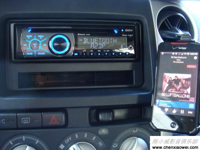 完美歌乐CZ500A主机实测组图,IPOD,IPHONE直接测试