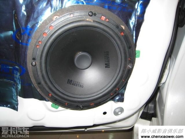 丰田锐志音响简单升级歌乐主机DXZ786USB主动三分频延时主机