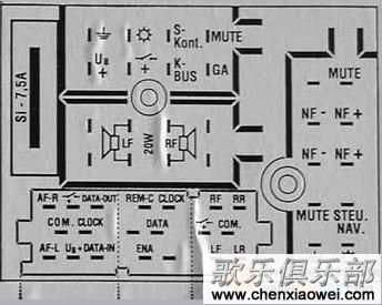 老奥迪a6功放接线图图片